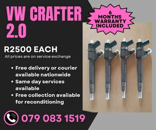 Vw Crafter 2.0 Injectors For Sale With Warranty