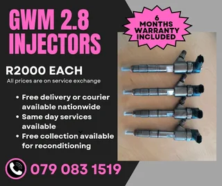 Gwm 2.8 Injectors For Sale With Warranty