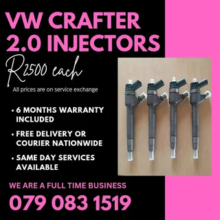 Vw Crafter 2.0 Injectors For Sale With Warranty Included