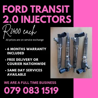 Ford Transit 2.0 Injectors For Sale With Warranty Included