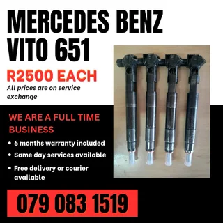 Mercedes Benz Vito 651 Injectors For Sale With Warranty