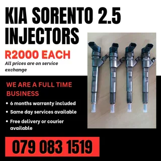 Kia Sorento 2.5 Injectors For Sale With Warranty Included