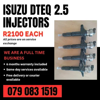 Isuzu Dteq 2.5 Injectors For Sale With Warranty Included