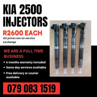Kia 2500 Injectors For Sale With Warranty Included