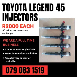 Toyota Legend 45 Injectors For Sale With Warranty