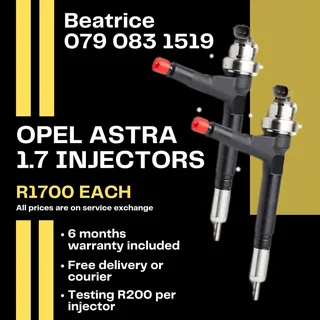 Opel Astra 1.7 Injectors For Sale With Warranty