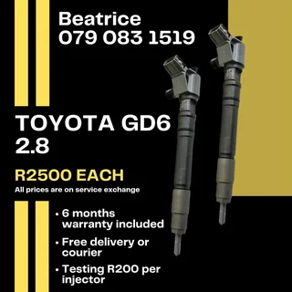 Toyota Gd6 Injectors For Sale With Warranty