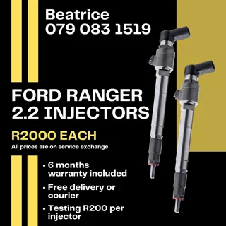 Ford Ranger 2.2 Injectors For Sale With Warranty Included