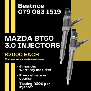 Mazda Bt50 3.0 Injectors For Sale With Warranty