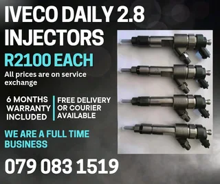 Iveco Daily 2.8 Injectors For Sale With Warranty Included