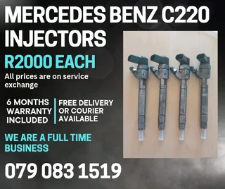 Mercedes Benz C220 Injectors For Sale With Warranty Included