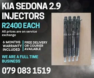 Kia Sedona 2.9 Injectors For Sale With Warranty