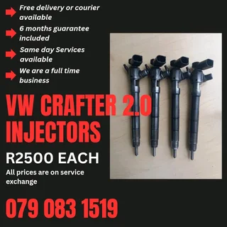 Vw Crafter 2.0 Injectors For Sale With Warranty Included