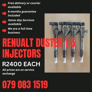 Renault Duster 1.5 Injectors For Sale With Warranty Included