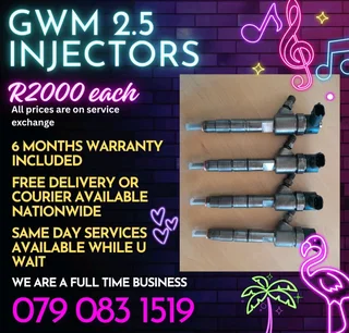Gwm 2.5 Injectors For Sale With Warranty Included