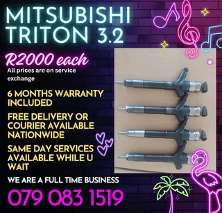 Mitshubishi Triton 3.2 Injectors For Sale With Warranty Included