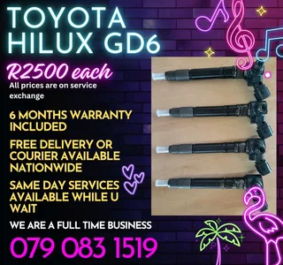 Toyota Hilux Gd6 Injectors For Sale With Warranty Included
