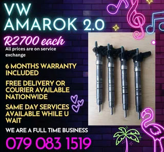 Vw Amarok 2.0 Injectors For Sale With Warranty Included