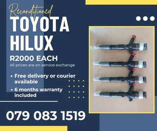 Toyota Hilux Injectors For Sale With Warranty Included