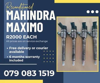 Mahindra Maximo Injectors For Sale With Warranty