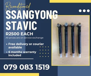 Ssangyong Stavic 2.0 Injectors For Sale With Warranty