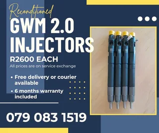Gwm Steed 2.0 Injectors For Sale With Warranty Included