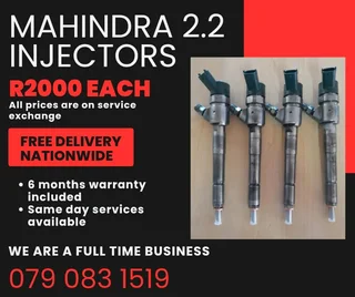 Mahindra 2.2 Injectors For Sale With Warranty Included