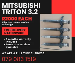 Mitshubishi Triton 3.2 Injectors For Sale With Warranty