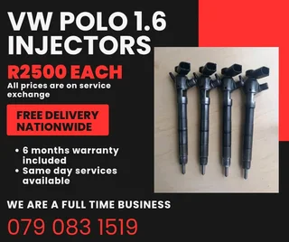 Vw Polo 1.6 Injectors For Sale With Warranty