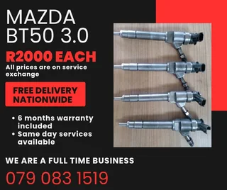 Mazda Bt50 3.0 Injectors For Sale With Warranty