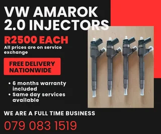 Vw Amarok 2.0 Injectors For Sale With Warranty Included