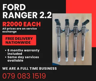 Ford Ranger 2.2 Injectors For Sale With Warranty Included