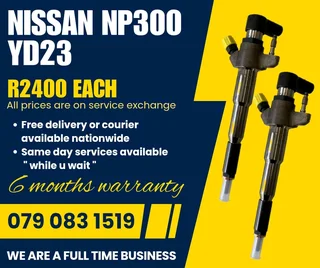 Nissan Np300 2.3 Injectors For Sale With Warranty Included