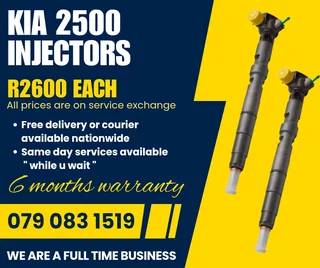 Kia 2500 Injectors For Sale With Warranty Included