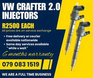Vw Crafter 2.0 Injectors For Sale With Warranty
