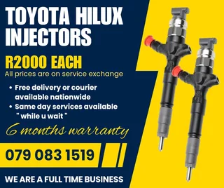 Toyota Hilux Injectors For Sale With Warranty Included