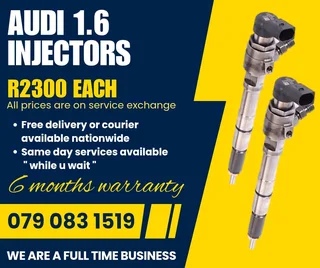 Audi 1.6 Injectors For Sale With Warranty Included
