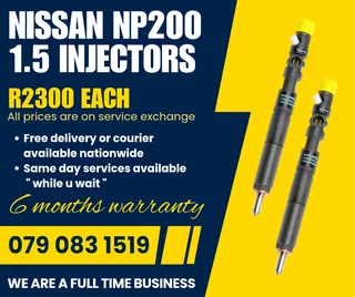 Nissan Np200 1.5 Injectors For Sale With Warranty Included