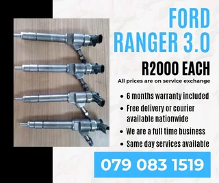 Ford Ranger 3.0 Injectors For Sale With Warranty Included