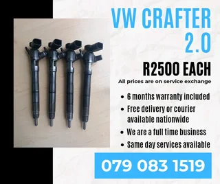 Vw Crafter 2.0 Injectors For Sale With Warranty