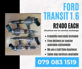 Ford Transit 1.6 Injectors For Sale With Warranty