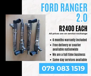 Ford Ranger 2.0 Injectors For Sale With Warranty Included