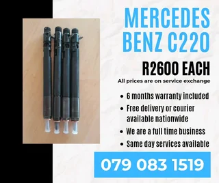 Mercedes Benz C220 Injectors For Sale With Warranty Included