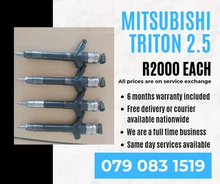 Mitshubishi Triton 2.5 Injectors For Sale With Warranty Included