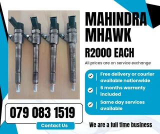 Mahindra Mhawk Injectors For Sale With Warranty Included