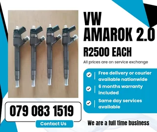 Vw Amarok 2.0 Injectors For Sale With Warranty Included