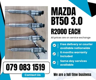 Mazda Bt50 3.0 Injectors For Sale With Warranty