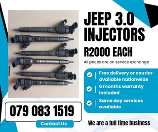 Jeep 3.0 Injectors For Sale With Warranty Included