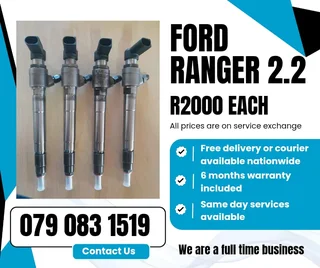 Ford Ranger 2.2 Injectors For Sale With Warranty Included