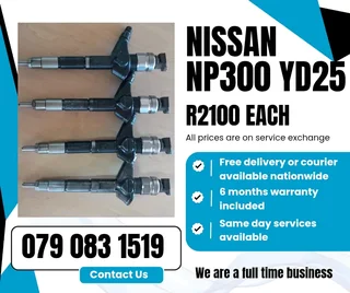 Nissan Np300 Injectors For Sale With Warranty Included